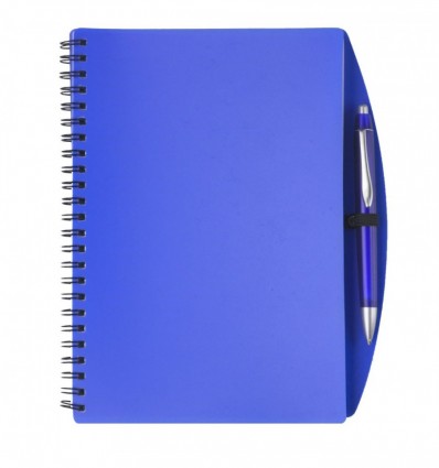 Блокнот А5 з ручкою Синій