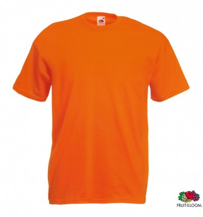 Футболка Fruit of the Loom Valueweight T, XL, оранжевая